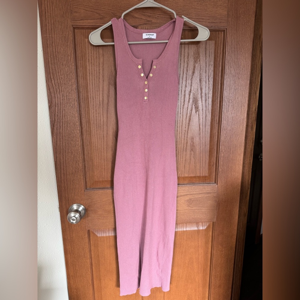 Workshop Republic Clothing Mauve Midi Dress